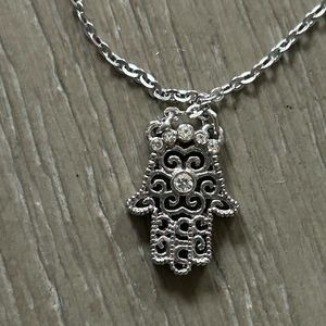 Lis Sophia Hamsah “evil eye “ protection necklace